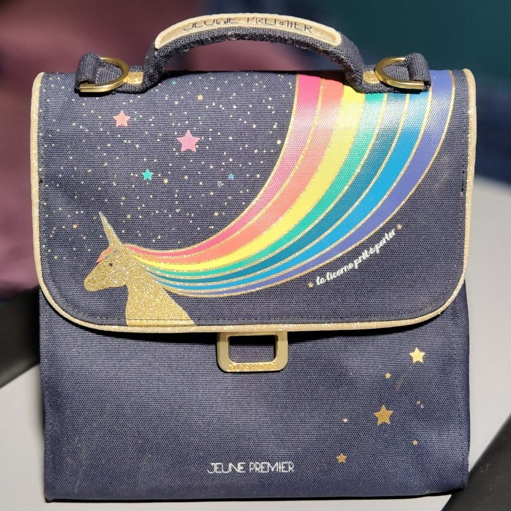 Jeune Premier rainbow unicorn lunchbox